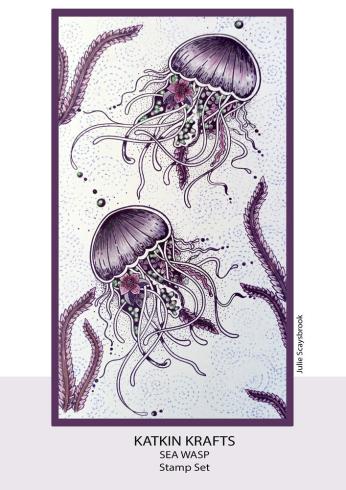 Katkin Krafts - Stempelset "Sea Wasp" Clear Stamps