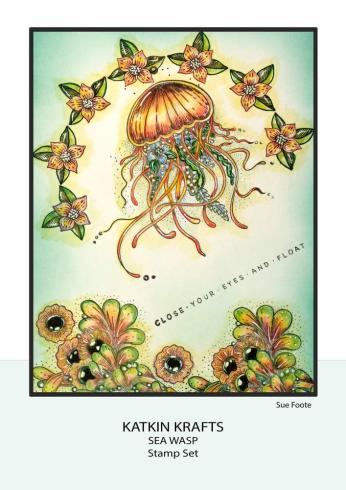 Katkin Krafts - Stempelset "Sea Wasp" Clear Stamps