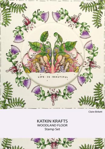 Katkin Krafts - Stempelset "Woodland Floor" Clear Stamps