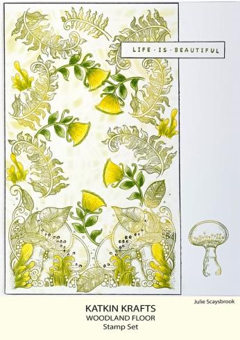 Katkin Krafts - Stempelset "Woodland Floor" Clear Stamps