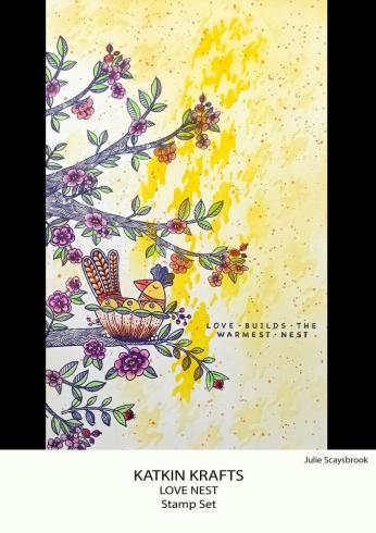Katkin Krafts - Stempelset "Love Nest" Clear Stamps
