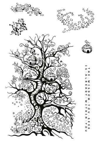 Katkin Krafts - Stempelset "Tree Of Life" Clear Stamps