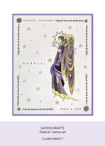 Katkin Krafts - Stempelset "Gabriel" Clear Stamps