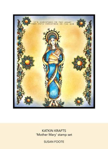 Katkin Krafts - Stempelset "Mother Mary" Clear Stamps