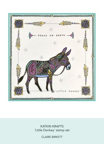 Katkin Krafts - Stempelset "Little Donkey" Clear Stamps