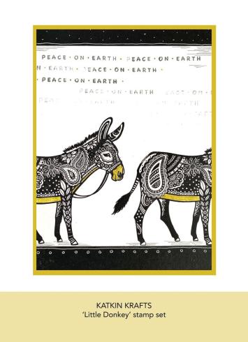 Katkin Krafts - Stempelset "Little Donkey" Clear Stamps
