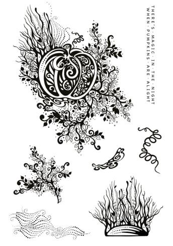 Katkin Krafts - Stempelset "Pumpkin" Clear Stamps