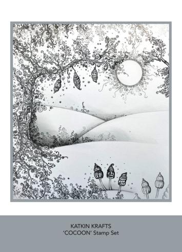 Katkin Krafts - Stempelset "Cocoon" Clear Stamps