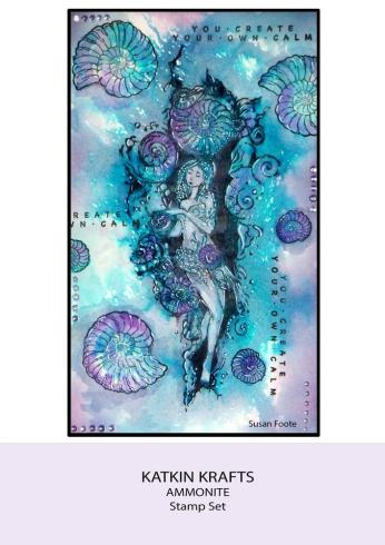 Katkin Krafts - Stempelset "Ammonite" Clear Stamps