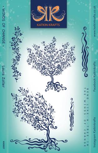 Katkin Krafts - Stempelset "Winds Of Change" Clear Stamps
