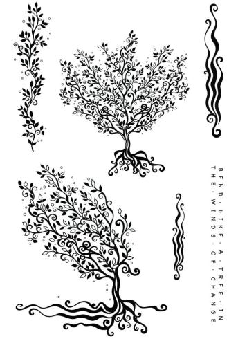 Katkin Krafts - Stempelset "Winds Of Change" Clear Stamps