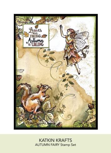 Katkin Krafts - Stempelset "Autumn Fairy" Clear Stamps