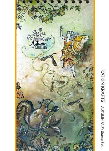 Katkin Krafts - Stempelset "Autumn Fairy" Clear Stamps
