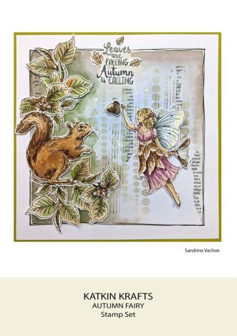 Katkin Krafts - Stempelset "Autumn Fairy" Clear Stamps