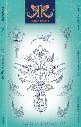 Katkin Krafts - Stempelset "Hummingbird" Clear Stamps