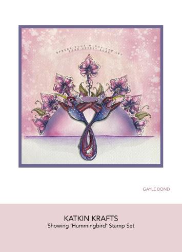 Katkin Krafts - Stempelset "Hummingbird" Clear Stamps