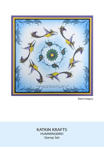 Katkin Krafts - Stempelset "Hummingbird" Clear Stamps