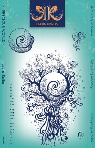 Katkin Krafts - Stempelset "Precious World" Clear Stamps