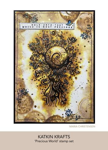 Katkin Krafts - Stempelset "Precious World" Clear Stamps