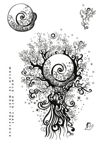 Katkin Krafts - Stempelset "Precious World" Clear Stamps