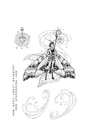 Katkin Krafts - Stempelset "Sphinx" Clear Stamps