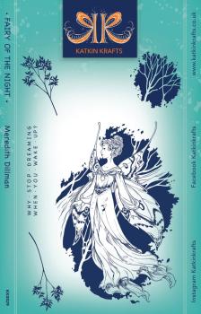 Katkin Krafts - Stempelset "Fairy Of the Night" Clear Stamps