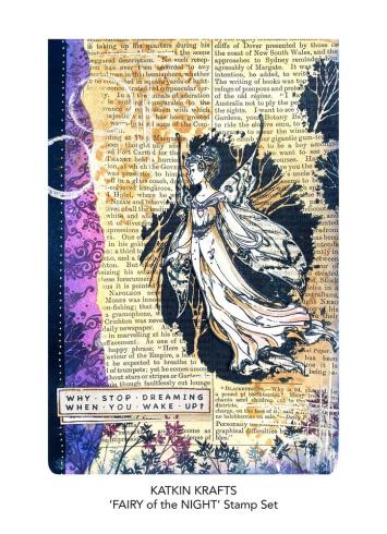 Katkin Krafts - Stempelset "Fairy Of the Night" Clear Stamps