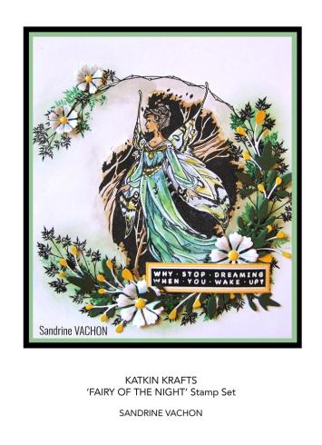 Katkin Krafts - Stempelset "Fairy Of the Night" Clear Stamps
