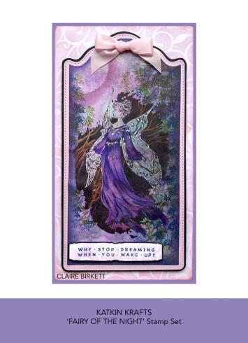 Katkin Krafts - Stempelset "Fairy Of the Night" Clear Stamps