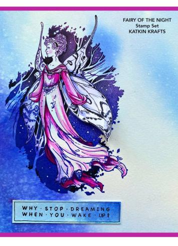 Katkin Krafts - Stempelset "Fairy Of the Night" Clear Stamps