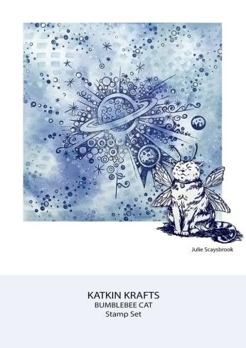 Katkin Krafts - Stempelset "Bumblebee Cat" Clear Stamps