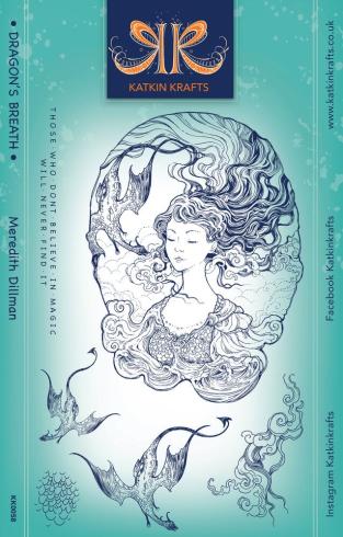 Katkin Krafts - Stempelset "Dragon's Breath" Clear Stamps