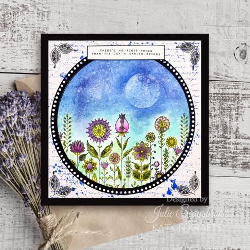 Katkin Krafts - Stempelset "Herbaceous Border" Clear Stamps