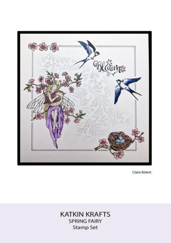 Katkin Krafts - Stempelset "Spring Fairy" Clear Stamps