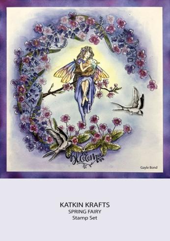 Katkin Krafts - Stempelset "Spring Fairy" Clear Stamps