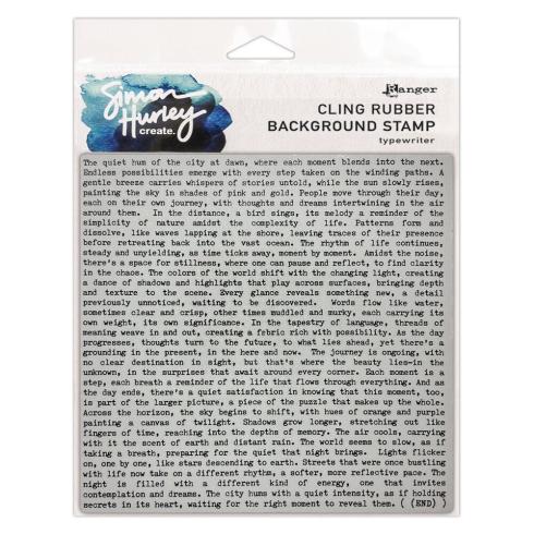 Ranger - Gummistempel by Simon Hurley Create "Typewriter" Rubber Stamp