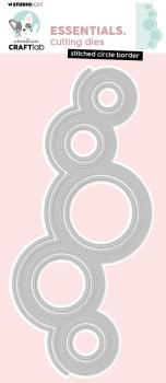 Creative Craft Lab - Studio Light - Stanzschablone "Stitched Circle Border" Dies