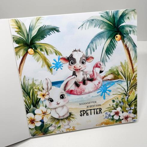 Creative Craft Lab - Studio Light - Designpapier "Summer Breeze" Collage Paper Pad 20,3x20,3 cm - 36 Bogen