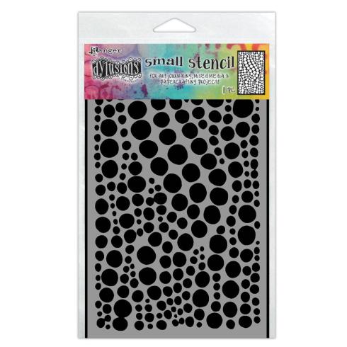 Ranger - Schablone 5x8 Inch ( 1 Inch = 2,54cm ) "Drip Drops" Dylusions Stencil