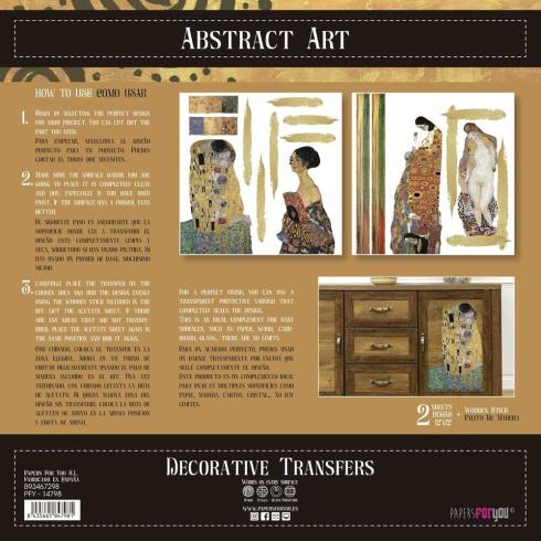 Papers For you - Transfer Aufkleber "Abstract Art" Decor Transfers 12x12 Inch