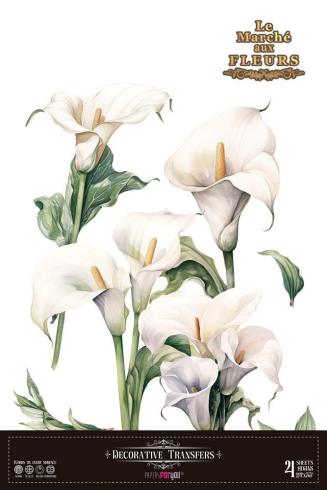 Papers For you - Transfer Aufkleber "Calla Lily" Decor Transfers 24x35 Inch