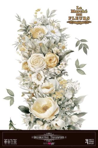 Papers For you - Transfer Aufkleber "Daisies" Decor Transfers 24x35 Inch