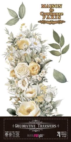 Papers For you - Transfer Aufkleber "Daisies" Decor Transfers 6x12 Inch