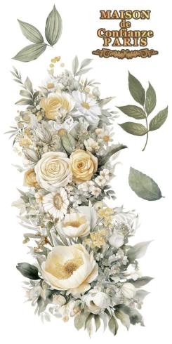 Papers For you - Transfer Aufkleber "Daisies" Decor Transfers 6x12 Inch