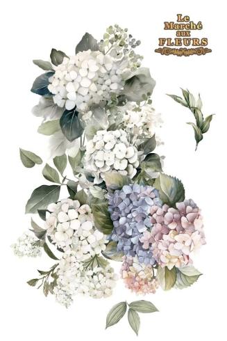 Papers For you - Transfer Aufkleber "Hydrangeas" Decor Transfers 24x35 Inch