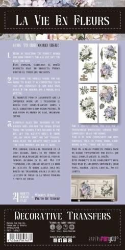 Papers For you - Transfer Aufkleber "Hydrangeas" Decor Transfers 6x12 Inch