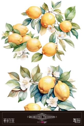 Papers For you - Transfer Aufkleber "Lemon" Decor Transfers 24x35 Inch