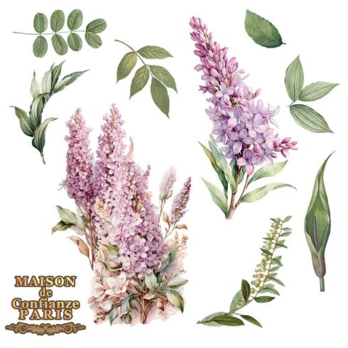Papers For you - Transfer Aufkleber "Lilacs" Decor Transfers 12x12 Inch