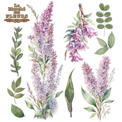 Papers For you - Transfer Aufkleber "Lilacs" Decor Transfers 12x12 Inch