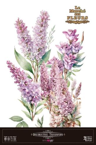 Papers For you - Transfer Aufkleber "Lilacs" Decor Transfers 24x35 Inch